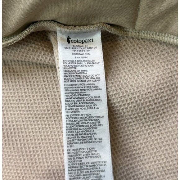 Cotopaxi XXL Abrazo FULL ZIP Fleece Jacket Men’s Acorn/oatmeal - Picture 10 of 11